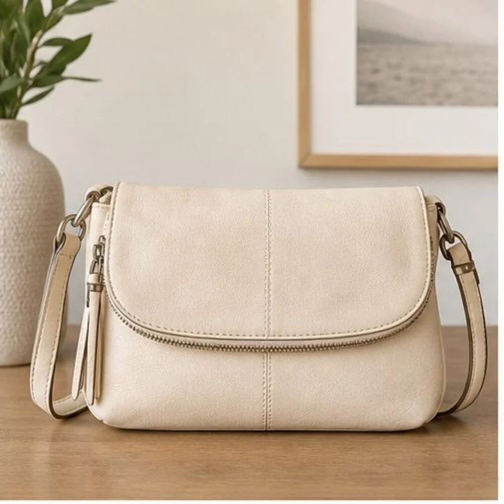 Stone Nylon Crossbody Bag